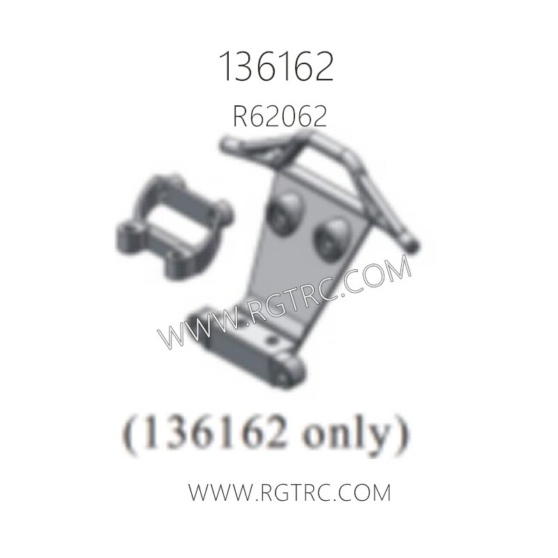RGT 136162 Parts R62062 Front Bumper 136162 only