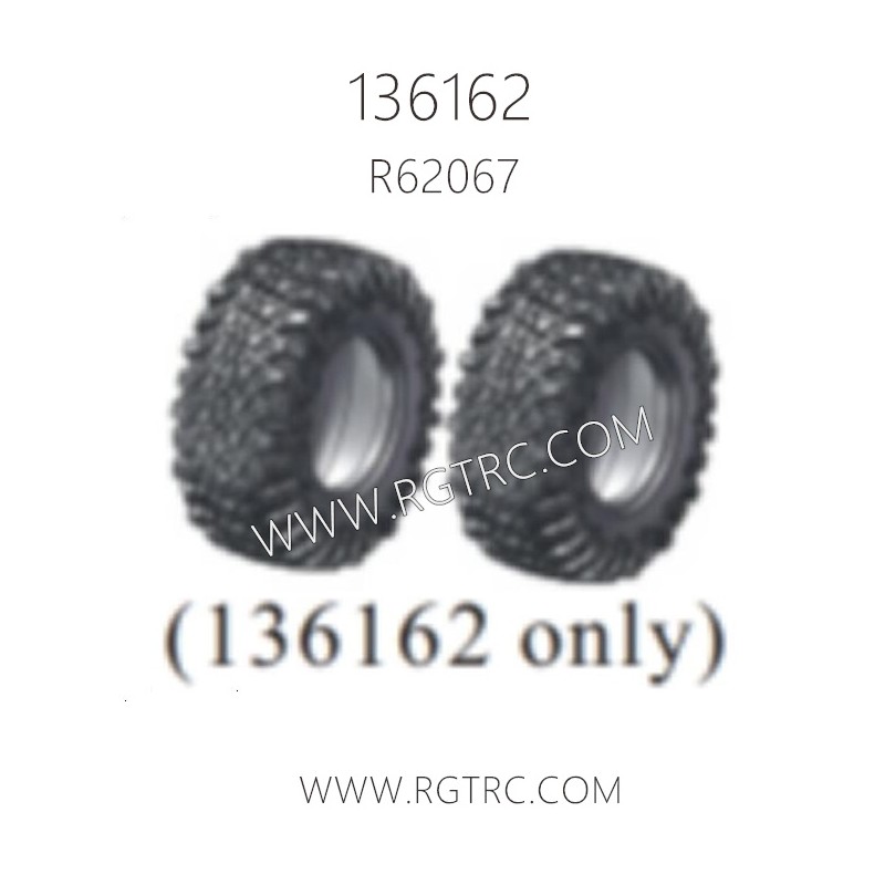 RGT 136162 Parts R62067 Tire with insert foam