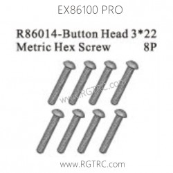 RGT EX86100 PRO Parts R86014 Button Head