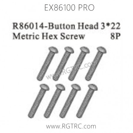 RGT EX86100 PRO Parts R86014 Button Head