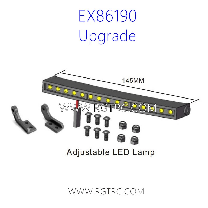 RGT EX86190 Upgrade Parts P860077 Adjustable LED Lamp