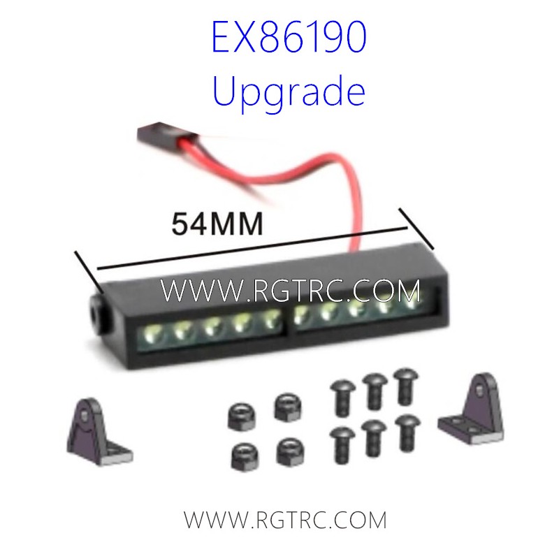 RGT EX86190 Upgrade Parts P860079 Adjustable LED Lamp 54MM