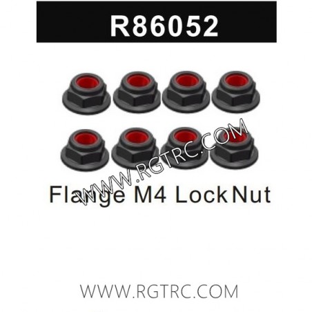 RGT EX86190 Parts R86052 Flange M4 Lock Nut