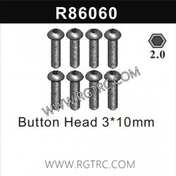RGT EX86190 Parts R86060 Button Head 3x10mm