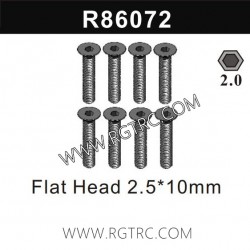 RGT EX86190 Parts R86072 Flat Head 2.5X10mm