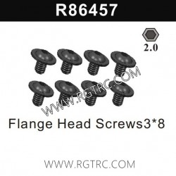 RGT EX86190 Parts R86457 Flange Head Screws 3X8