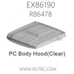 RGT EX86190 Parts R86478 PC Body Hood Clear