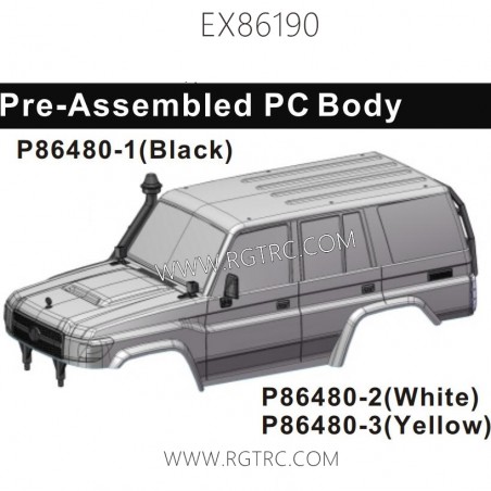 RGT EX86190 Parts R86480 Pre-Assembled PC Body