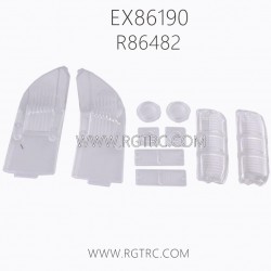RGT EX86190 RC Car Parts R86482 Lamp Chimney Clear