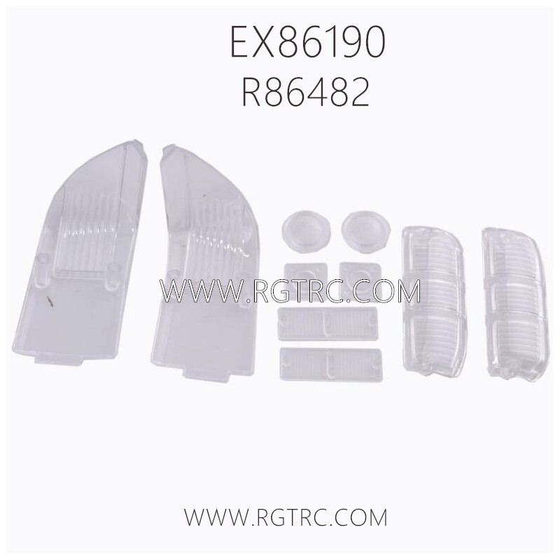 RGT EX86190 RC Car Parts R86482 Lamp Chimney Clear