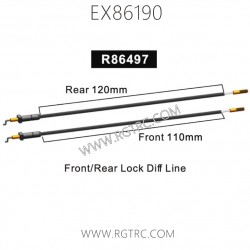 RGT EX86190 Parts R86497 Front and Rear Lock Diff Line