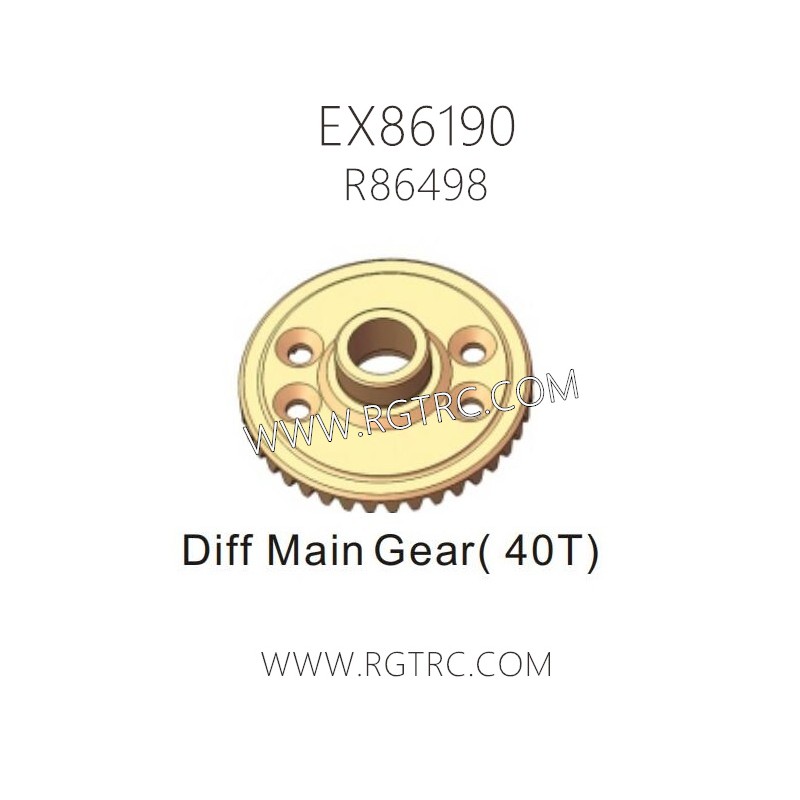 RGT EX86190 Parts R86498 Diff Main Gear 40T