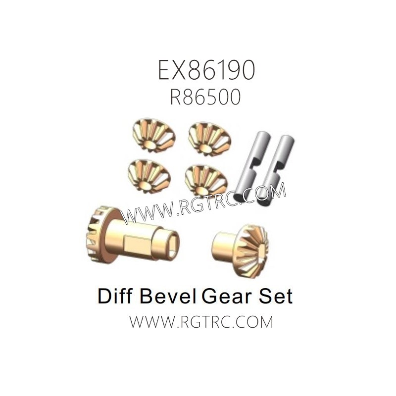 RGT EX86190 RC Crawler Parts R86500 Diff Bevel Gear Set
