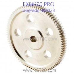 RGT EX86100 PRO Upgrade Parts R86028 87T Main Gear Steel Silver