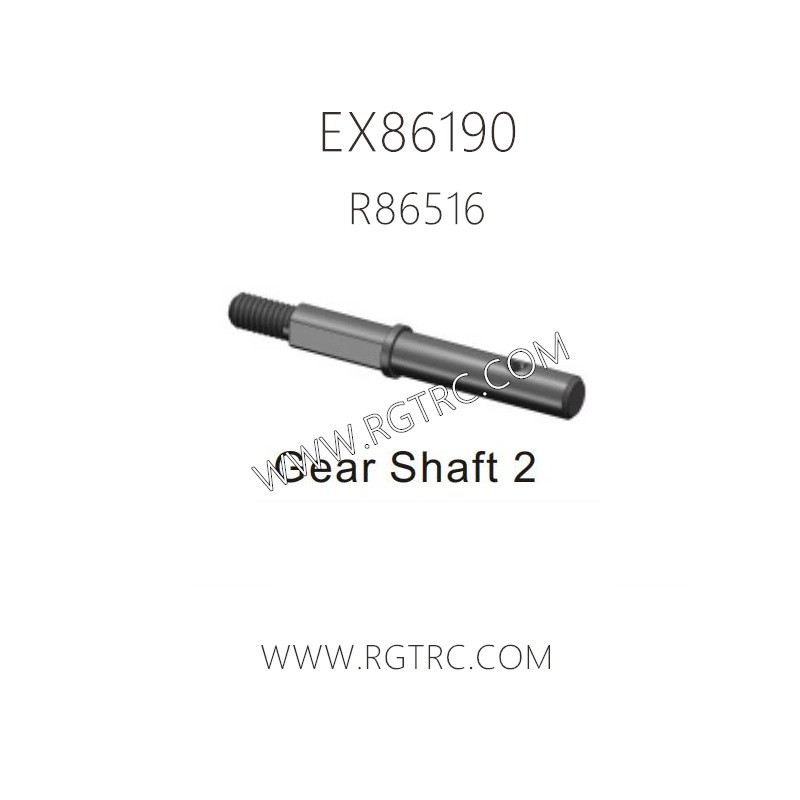 RGT EX86190 1/10 RC Crawler Parts R86516 Gear Shaft 2
