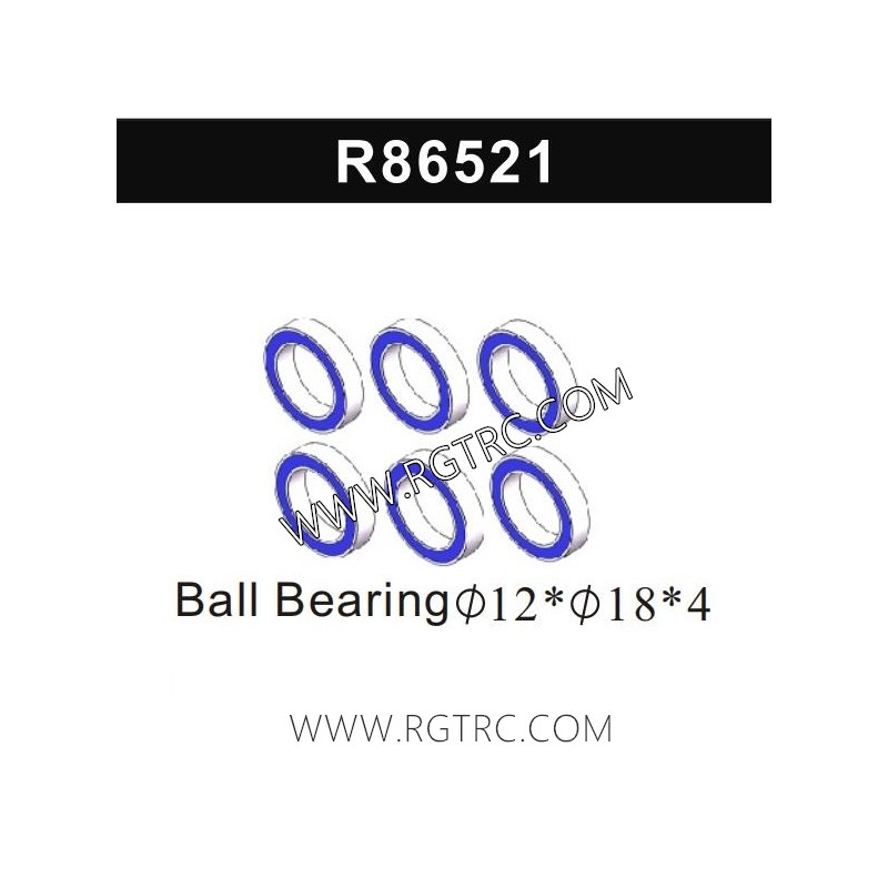 R86521 Ball Bearing 12X18X4 for RGT RC Car