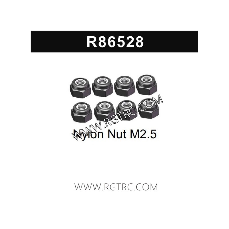R86528 Nylon Nut M2.5 for RGT RC Crawler