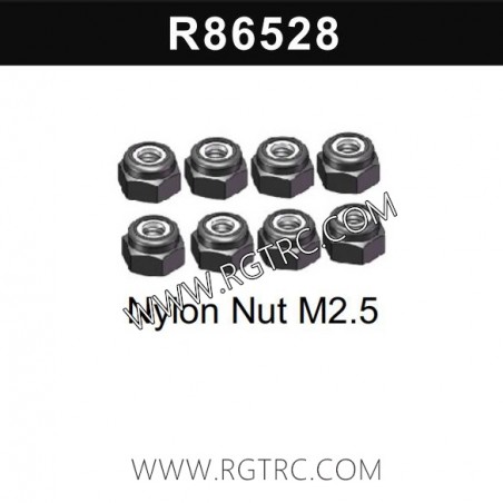 R86528 Nylon Nut M2.5 for RGT RC Crawler