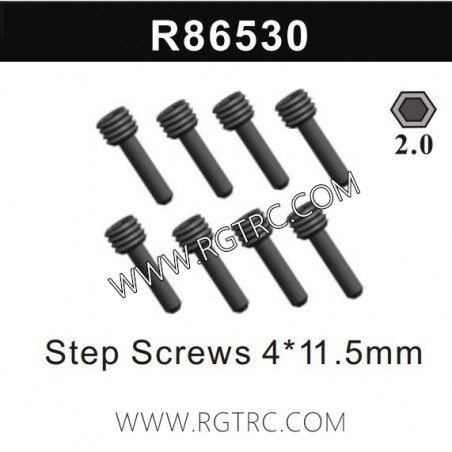 R86530 Step Screws 4X11X5mm for RGT RC Crawler