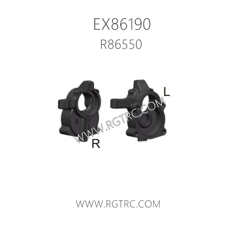 R86550 Front Axle Left and Right Steering Arm Parts For RGT EX86190