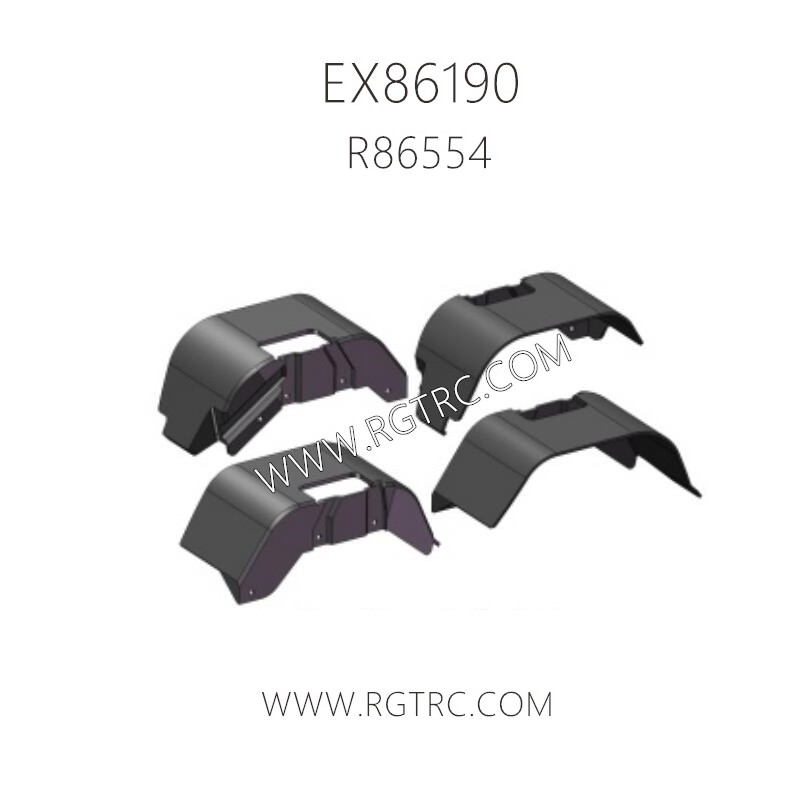 R86554 Baffle A left and Right Parts For RGT EX86190
