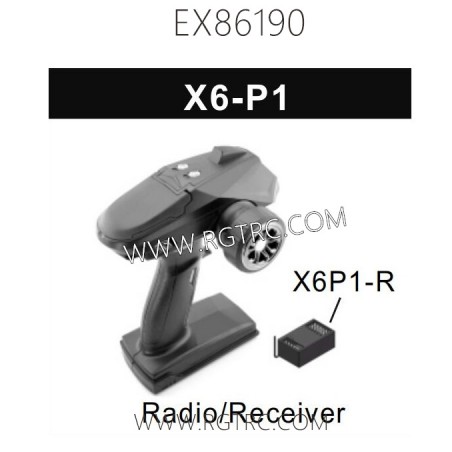 RGT EX86190 1/10 Parts X5-P1 Radio and Receiver