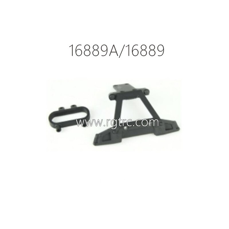 HBX 16889A PRO 1/16 RC Car Parts Rear Bumper Assembly M16005
