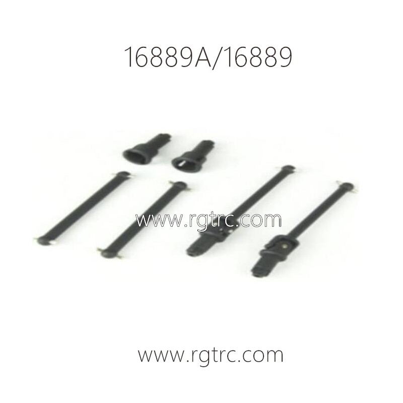 HBX 16889A PRO Brushless RC Car Parts Drive Shafts (Front+Rear) M16015