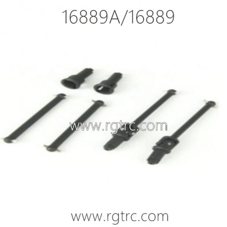 HBX 16889A PRO Brushless RC Car Parts Drive Shafts (Front+Rear) M16015