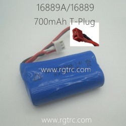 HBX 16889A 1/16 Parts 14500 7.4V 700mAh Battery T Plug M16037
