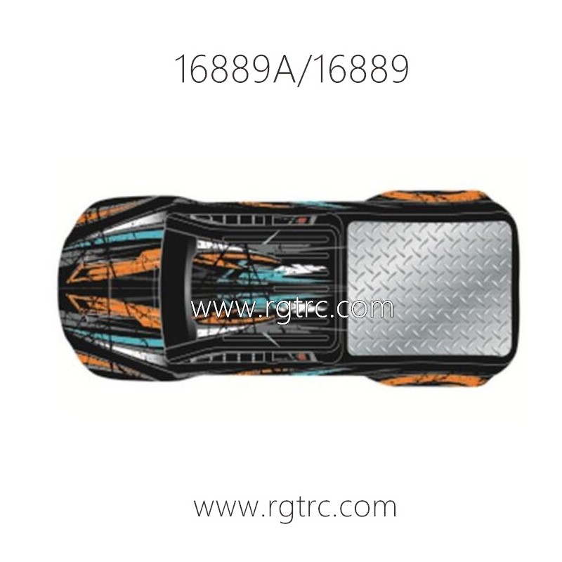 HBX 16889A PRO RC Car Parts Car Shell B004-INV