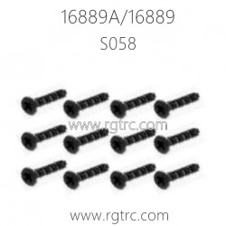 HBX 16889A PRO RC Car Parts Countersunk Screws KM2.5X8mm S058