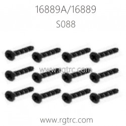 HBX 16889A PRO RC Car Parts Countersunk Self Tapping KBHO2.6X12mm S088