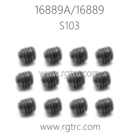 HBX 16889A PRO RC Car Parts Screw 2.5X2.5mm S103