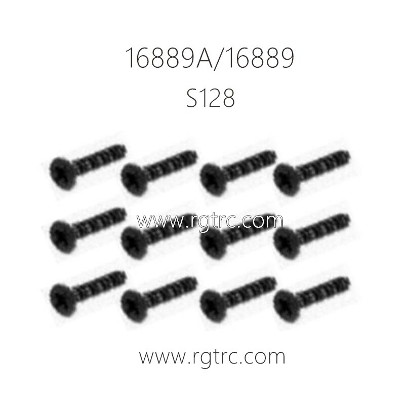 HBX 16889A PRO RC Car Parts Countersunk Self Tapping KBHO2.3X6mm S128