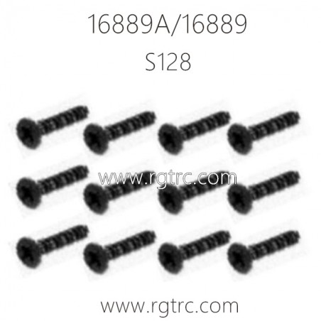HBX 16889A PRO RC Car Parts Countersunk Self Tapping KBHO2.3X6mm S128