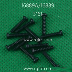 HBX 16889A PRO RC Car Parts Pan Head Self Tapping Screws PBHO2.6X12mm S161