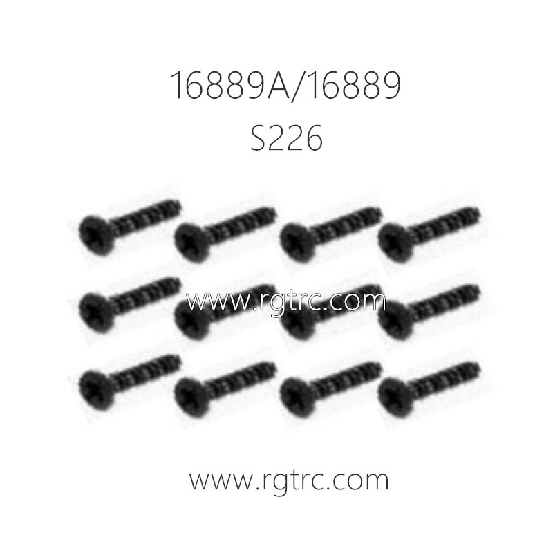 HBX 16889A PRO Parts Countersunk Self Tapping S226