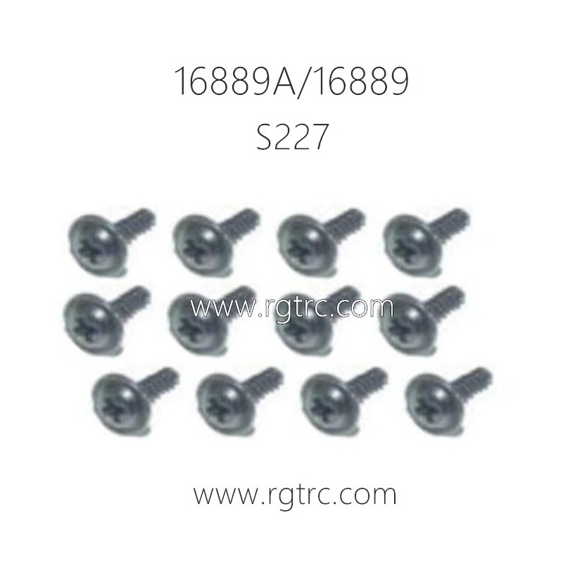 HBX 16889A PRO Parts Flange Head Self Tapping Screws S227