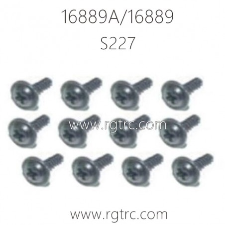 HBX 16889A PRO Parts Flange Head Self Tapping Screws S227