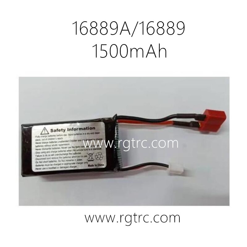 HBX 16889A Pro Parts Li-PO Soft Pack 7.4 1500mAH 30C Battery
