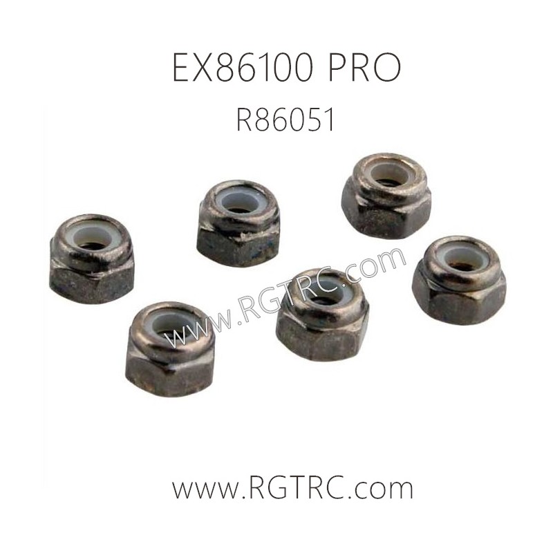 RGT EX86100 PRO Parts R86051 M3 Nuts