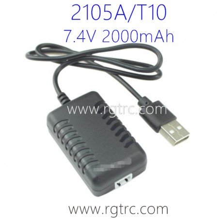 HAIBOXING 2105A T10 Upgrade Parts 7.4V 2000MaH USB Charger for Brushless