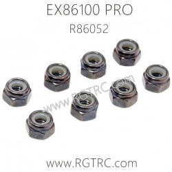 RGT EX86100 PRO Parts R86052 M4 Nuts