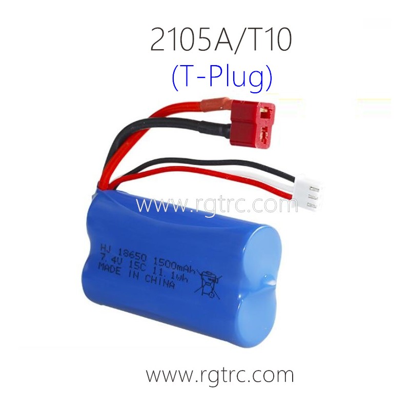 HAIBOXING HBX 2105A T10 Parts 7.4V 1500mAh Battery T-Plug