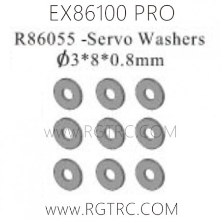 RGT EX86100 PRO Parts R86055 Servo Washers
