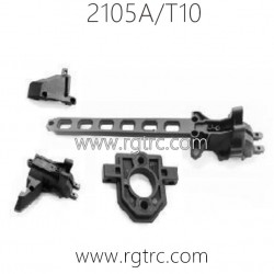 HBX 2105A T10 RC Car Parts M21001 Rear Gear Box Top Housing+Motor Guard