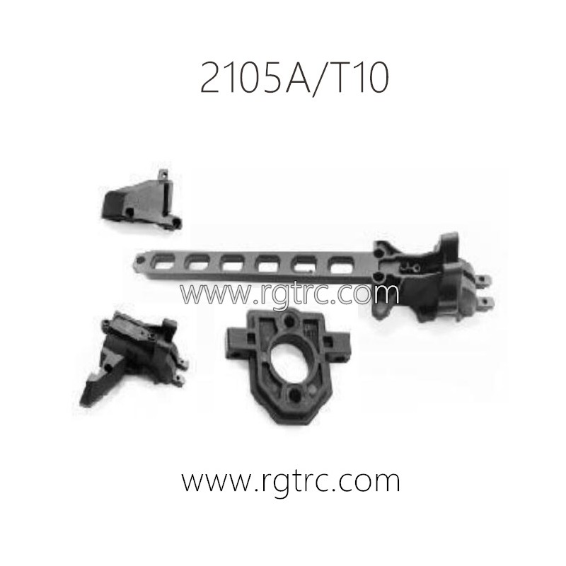HBX 2105A T10 RC Car Parts M21001 Rear Gear Box Top Housing+Motor Guard