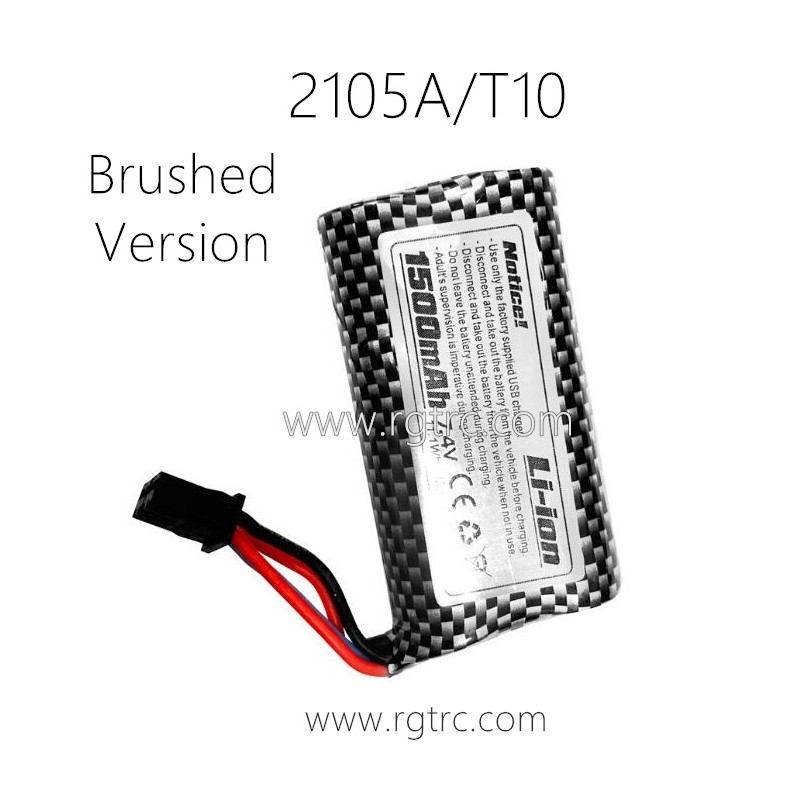 HBX 2105A T10 Parts T10013 LI-ION 18650 7.4V 1500mAH 4P Plug For Brushed