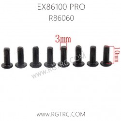 RGT EX86100 PRO Parts R86060 Buttom Head 3X10 Metric Hex Screw